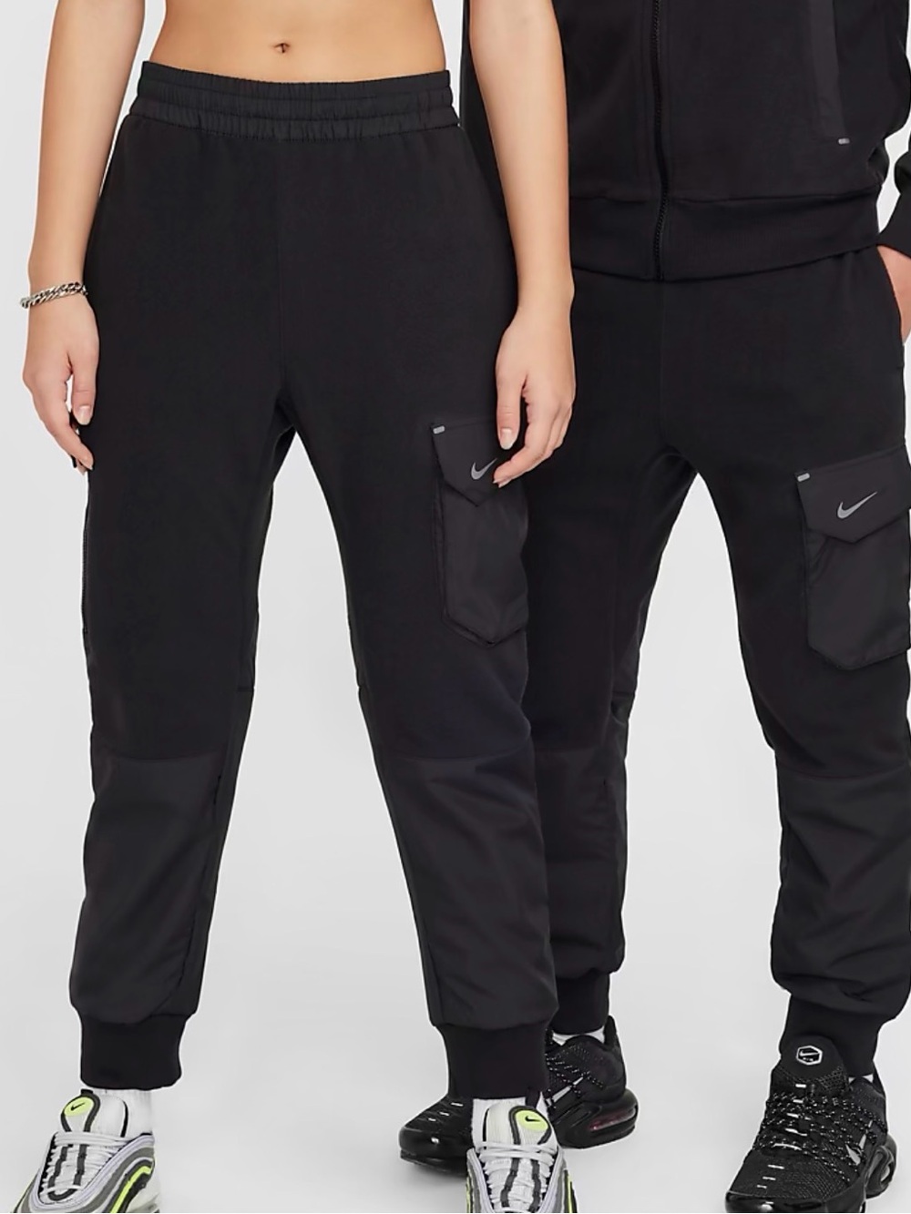 Nike Black Cargo Track Joggers